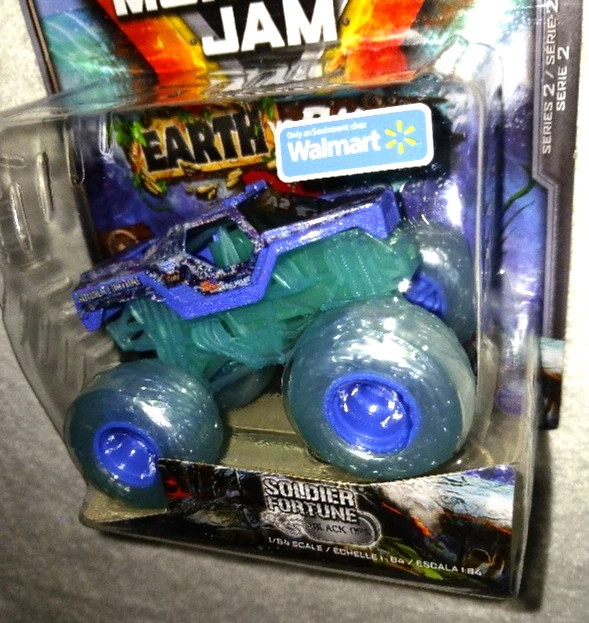 МОНСТР ДЖЕМ ЗЕМЛЯ против серфинга «солдат удачи» новый редкий литой монстр грузовик - Изображение 2 из 2