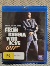 From Russia With Love James Bond 007 (Blu-ray, 1963) Region B Sean Connery