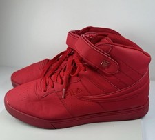 Fila Vulc 13 High Top Strap Sneakers Monochrome Red 11 1CM00104-600