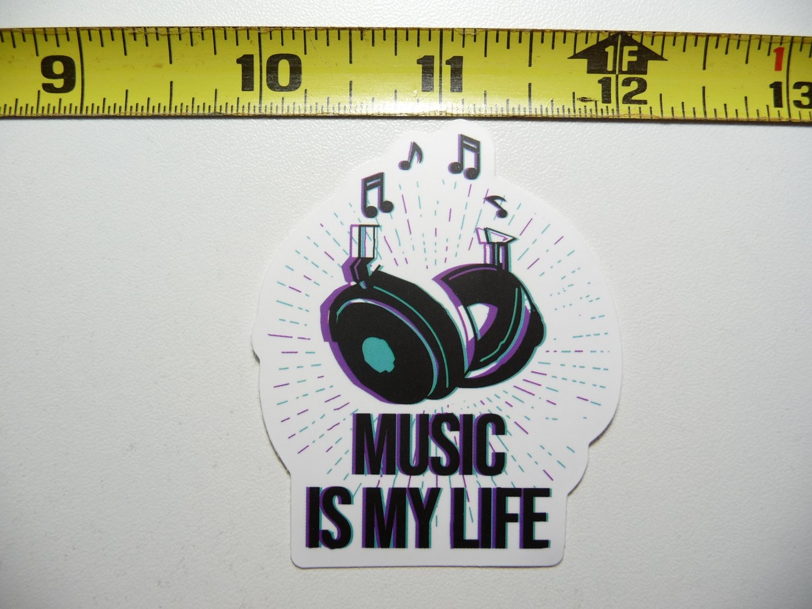 Exploding Music Life Sticker Decal for Band Fans and Musicians