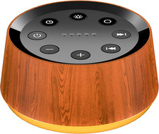 Brown Noise Sound Machine with 30 Soothing Sounds 12 Colors Night Light White No