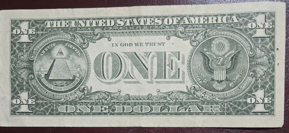 1988A $1 Web Banknote F 65192841 U LIGHTLY CIRCULATED  - Image 4 of 4