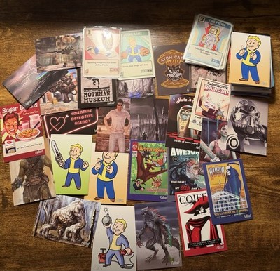 Fallout Trading Cards Series 2 - 25 CARD LOT + 2 Perk Cards! (READ DESC)