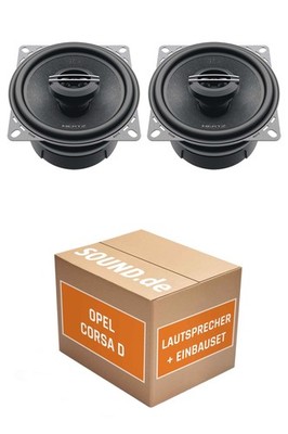 Lautsprecher Boxen hinten Hertz CX 100.5 für Opel Corsa D 2x Tief-Mitteltöner mi