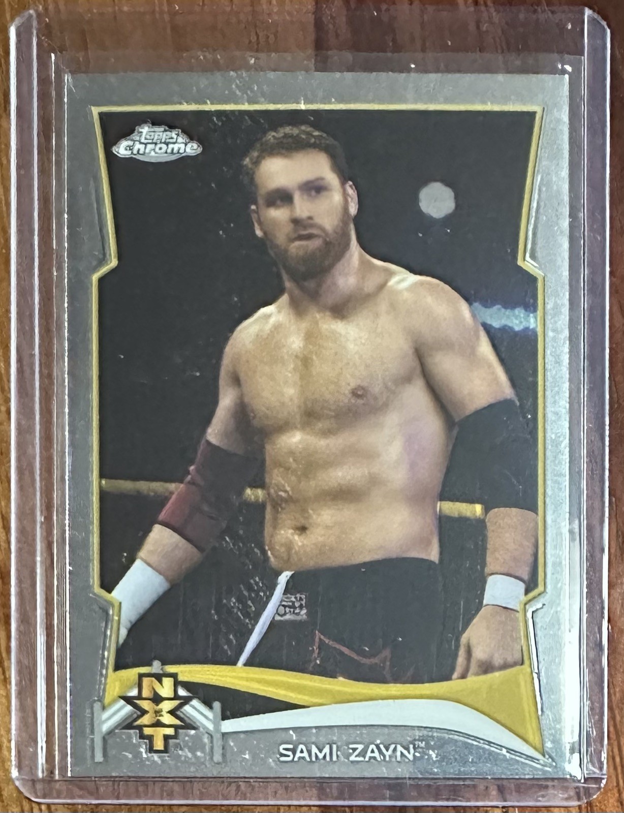 2014 Topps Chrome WWE Sami Zayn NXT Prospects Rookie RC #16 