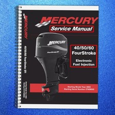 MERCURY Outboard 40 50 60 4-Stroke EFI Service Manual WIREBIND, COVERS, FOLDOUTS