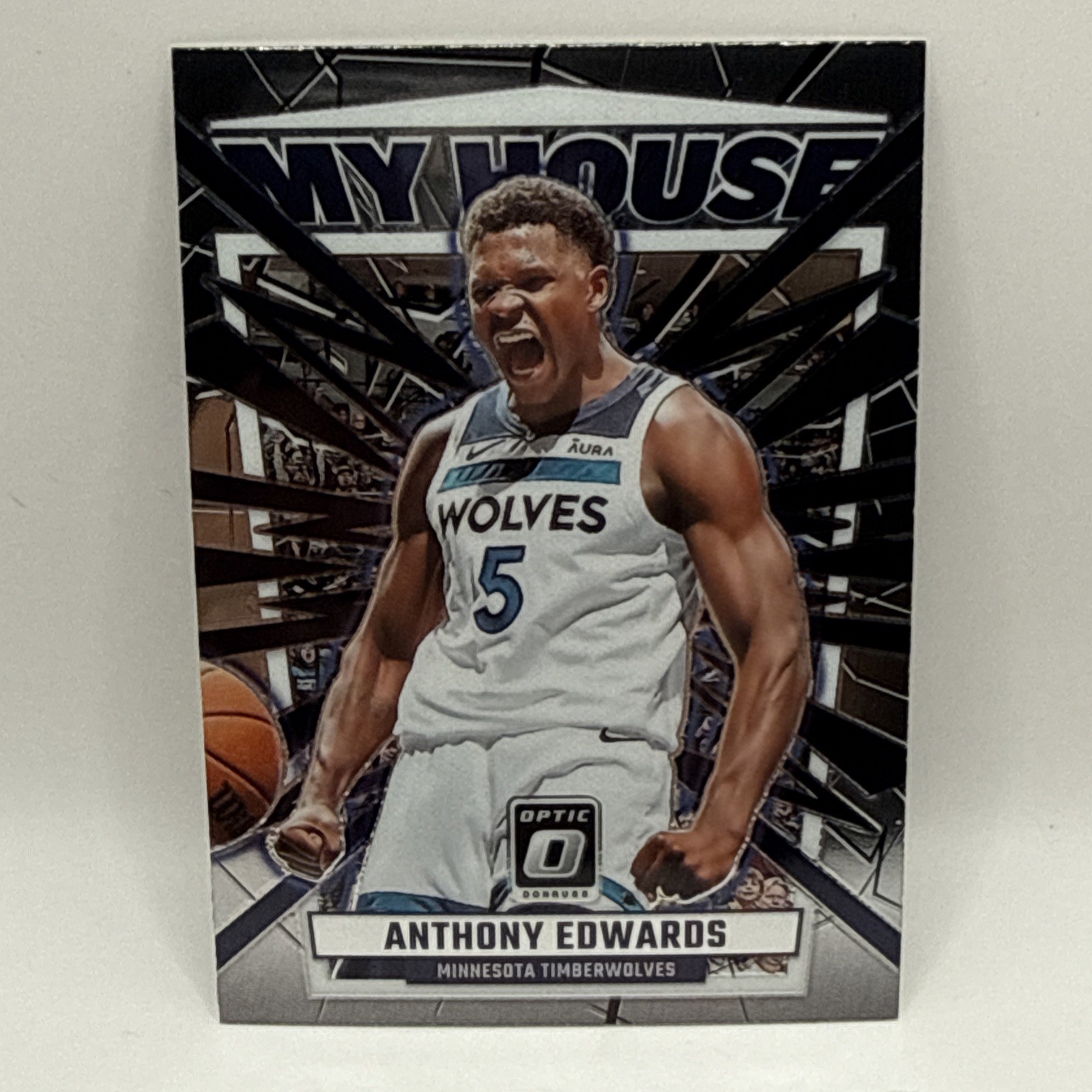 2023-24 Donruss Optic My House Holo #9 Anthony Edwards Minnesota Timberwolves