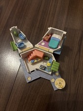 Vintage Polly Pocket Dolphin Island House 1996 Dive Shop Bluebird Vergilbt