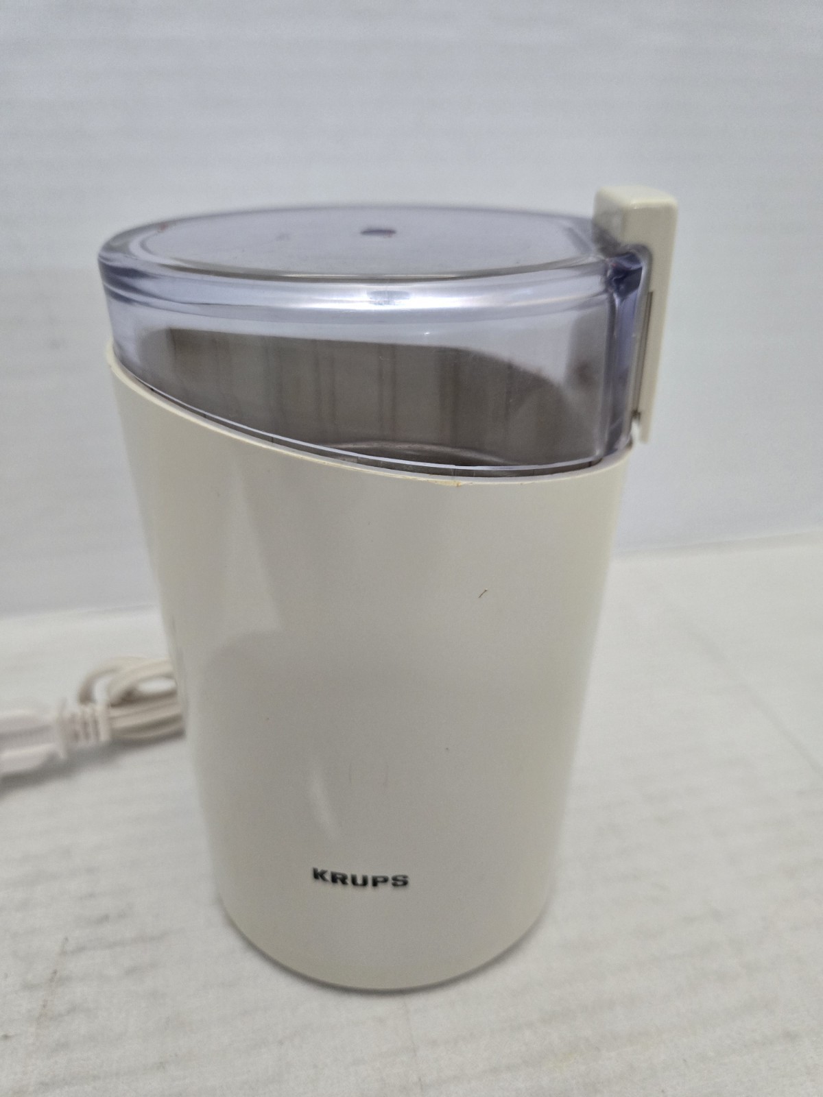 KRUPS Fast One Touch Coffee Bean Mill Grinder Type 203 B Whi