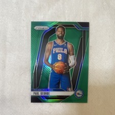 Panini 2024-25 Prizm Green Prizm Paul George #50 Philadelphia 76ers