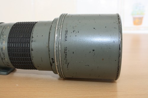 SIGMA TELEPHOTO 400mm 1:5.6 CAMERA LENS FOR CANON FD POOR CONDITION BUT WORKING - Picture 5 of 8