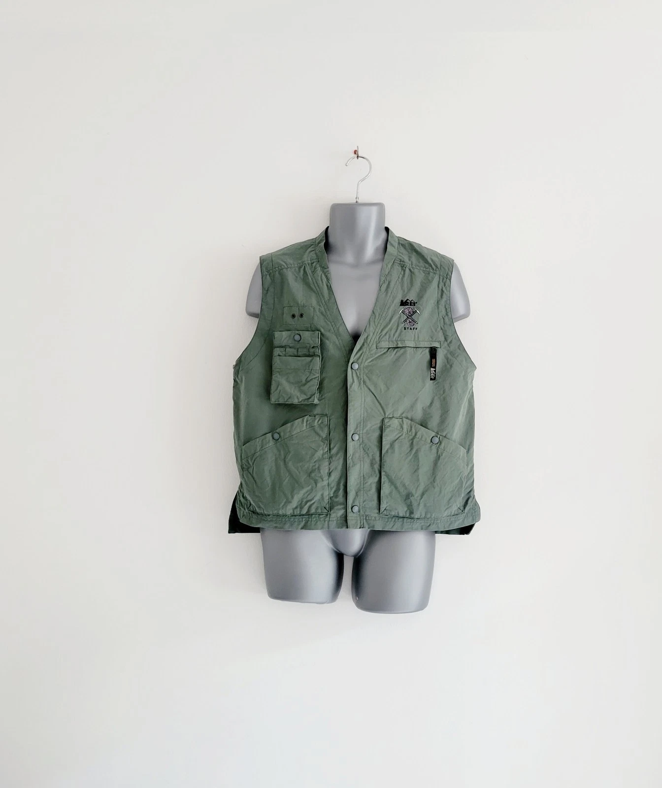 90s Rare Vintage REI Gilet Hunting Shooting Fishing Vest Unisex Men's Size S