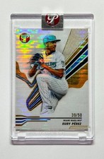 2024 Topps Pristine Eury Perez Gold Refractor 39/50 Jersey # Match Marlins🔥🔥