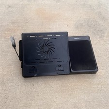 MountTEK Black Laptop Cooling Pad, 1 Fan, USB-Powered Adjustable Stand