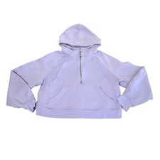 Lululemon Scuba Oversized Half-Zip Hoodie Athleisure Sporty M/L Lavender Lilac