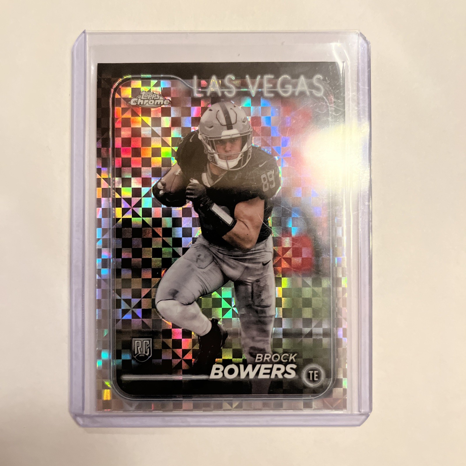 2024 Topps Chrome - Rookies Brock Bowers #207 X-Fractor (RC)