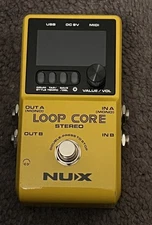 Nux Loop Core Guitar Effect Pedal Looper 6 Hours Recording Time