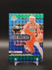 2024-25 Panini Mosaic SHAI GILGEOUS-ALEXANDER #2 Give and Go Green Prizm