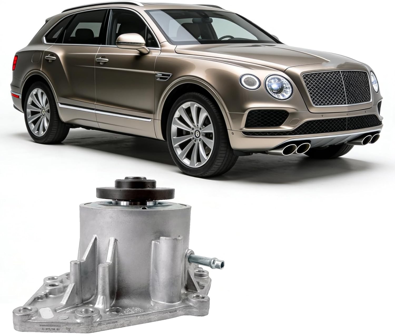 Bentley Bentayga 2017-2024 Water pump P/N 07P121008C