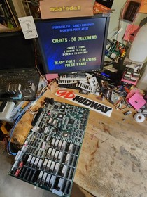 NBA MAXIMUM HANGTIME PCB JAMMA ARCADE BOARD REV L1.03 MINIMAL SPRITE ISSUES.  