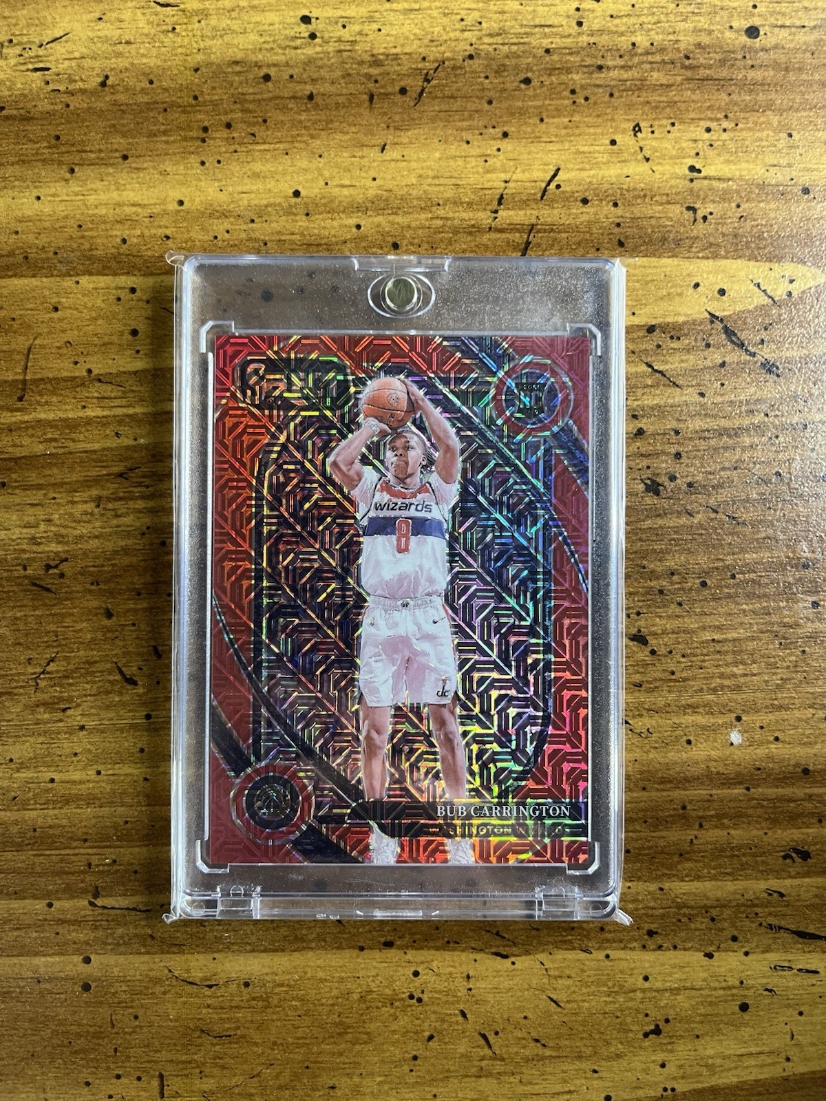 2024-25 Panini Select - Courtside Bub Carrington Red Mojo Prizm /20