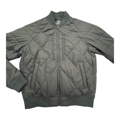 Uniqlo Mens Recycled Hybrid Down Jacket White Mountaineering Green Small