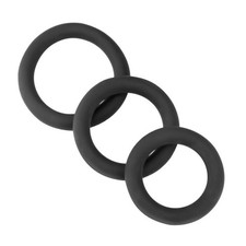 3pcs Silicone Cock Penis Ring Rubber Cocking Rings Sex Toys Enhancement Male