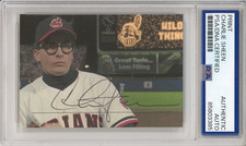 Charlie Sheen SIGNED Major League Ricky Wild Thing Picture PSA DNA COA AUTOGRAPH