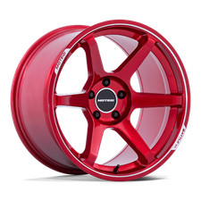 18x10.5 Motegi MR160 Battle VI Cherry Red Metallic Wheels 5x4.5 (25mm) Set of 4