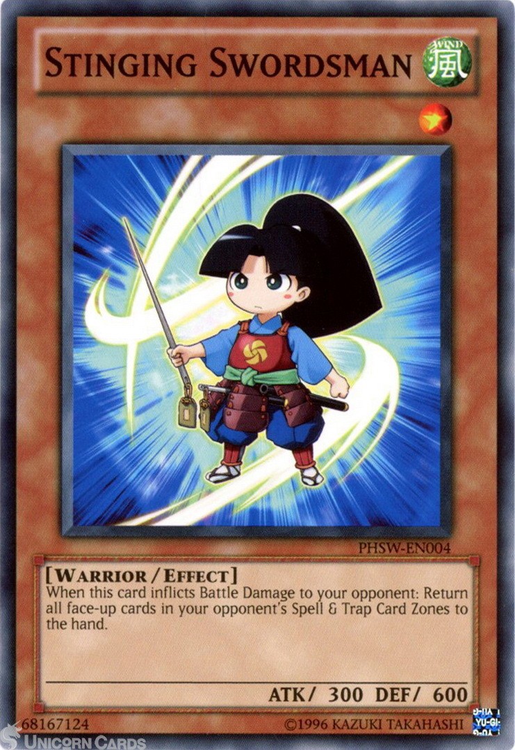 PHSW-EN004 Stinging Swordsman : Common UNL Edition Mint Yu-Gi-Oh! Card