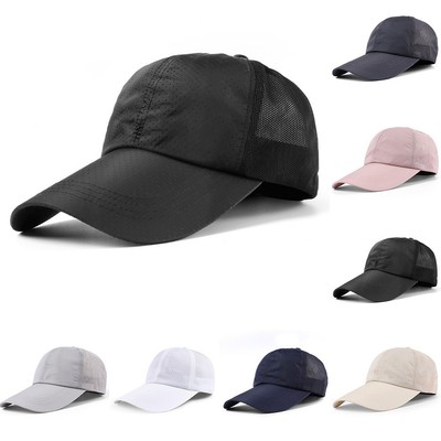 Stilvolle solide Mesh Truckermütze atmungsaktiv Baseballkappe für Herren urbaner Stil