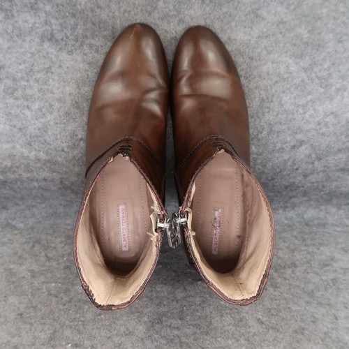 Alberto Fermani Shoes Womens 38 Ankle Boots Leather Classic Fashion Minimalist - Picture 6 of 18