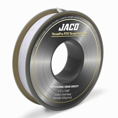JACO ThreadPro PTFE Pipe Sealant Tape 1/2in x 125ft