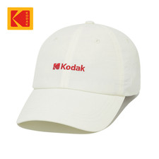 NEW KODAK APPAREL Oversized Nylon Baseball Cap IVORY UNISEX SIZE