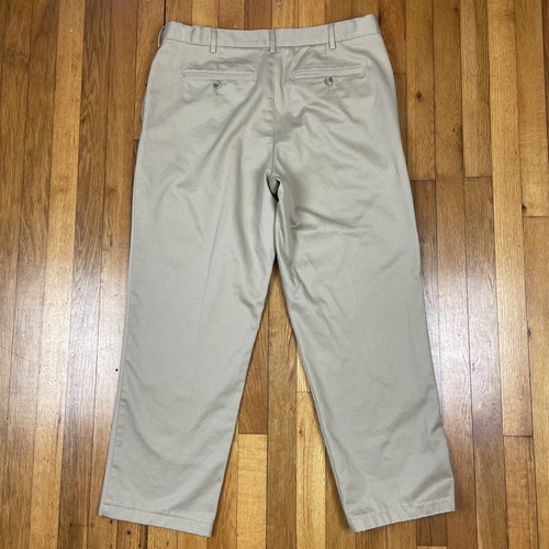 Lands End Chino Pants Mens 37x29 Traditional Fit Stretch Waist Cotton Brown - Bild 2 von 14