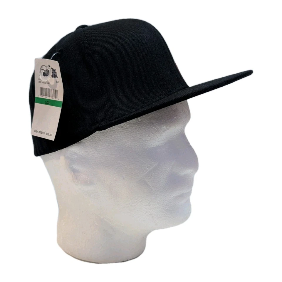 Gorra Metal Mulisha Crumble Flexfit Logo Roja M/M Negra Para Hombre L/XL NUEVA CON ETIQUETAS Foto 3 de 4