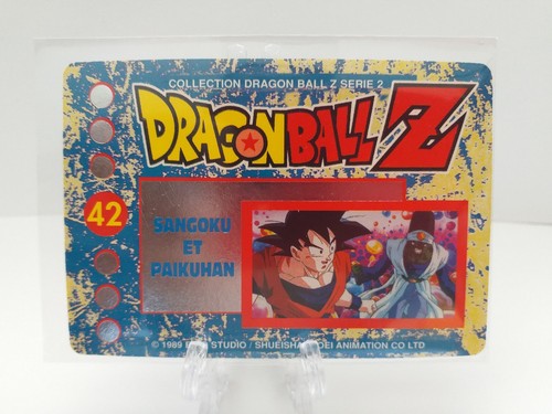 Carte Dragon Ball Z, Panini, VF, série 2. N°42 : Son Goku & Paikuhan, BE / LP. - Imagen 13 de 13