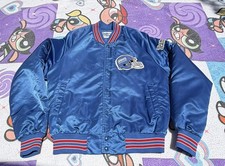 Vintage Chalk Line NY Giants NFL Satin Bomber Jacket Small Football USA 80s/90s
