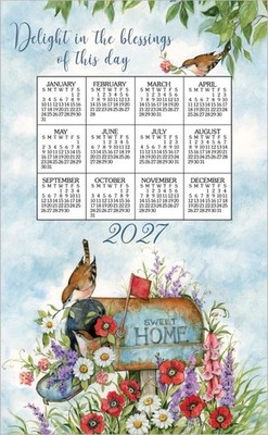 Kay Dee Calendar Towel, Floral Mailbox - 2027 (F3581)