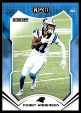 2021 Panini Playoff Kickoff Robby Anderson Carolina Panthers #160