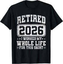 Vintage Retirement Best Retired 2026 Funny Unisex T-Shirt