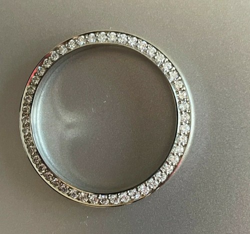 CUSTOM EDELSTAHL DIAMANT LÜNETTE FÜR 31 MM MID SIZE ROLEX - Bild 4 von 7