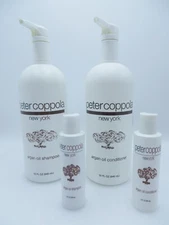 PETER COPPOLA ARGAN OIL SHAMPOO & CONDITIONER 33 OZ & TRAVEL  3 OZ - 4 BOTTLES