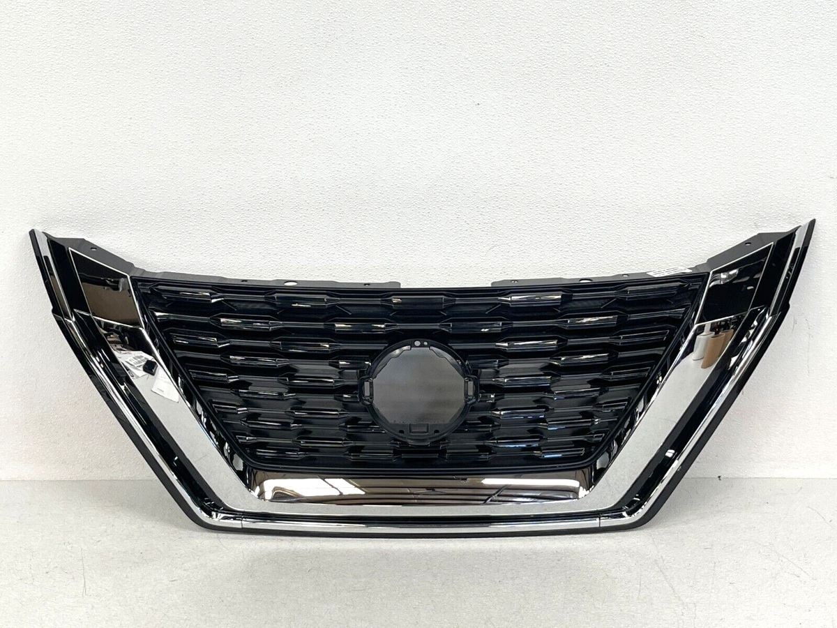 ⭐NICE! 2021-2023 NISSAN ROGUE FRONT BUMPER UPPER GRILL BLACK W