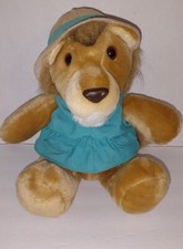 VINTAGE DAKIN Lion African SAFARI Travelers Stuffed Animal 1987 12" Plush