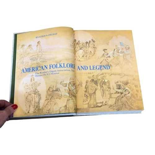 VTG AMERICAN FOLKLORE AND LEGEND by READERS DIGEST 1978 Hardcover - Foto 8 di 10