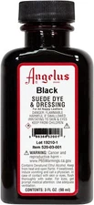 Angelus Suede Leather Dye & Dressing  3 Oz  Black