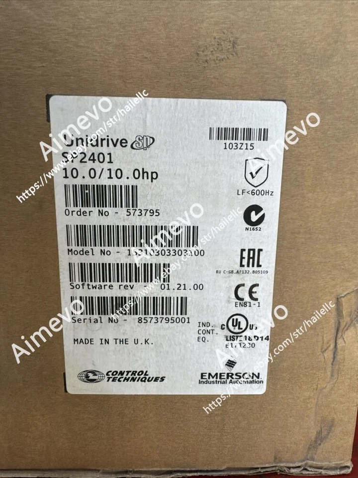 SP2401 Control Techniques Unidrive Servo Drive SP 2401 - Image 2 of 2