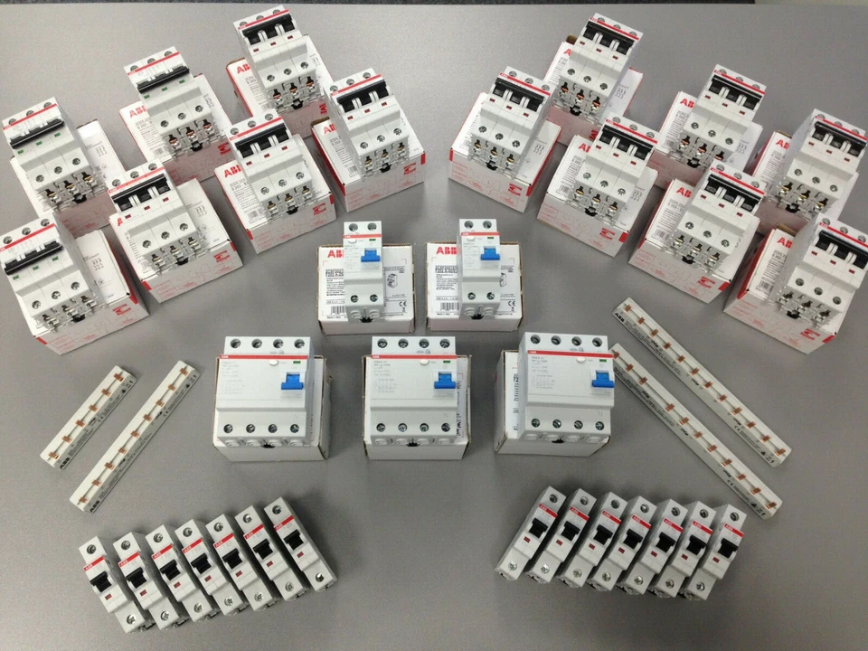 ABB Sicherung FI Schalter Sicherungsautomat Leitungsschutzschalter 1/3pol wählb.