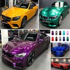 <!--F#f_0-->Full Car SUV Wrap Bright Pearl Glossy Metallic Chrome Vinyl Hood Roof Sticker KW<!--F/-->